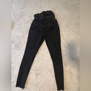 Maternity A&F full belly skinny jean